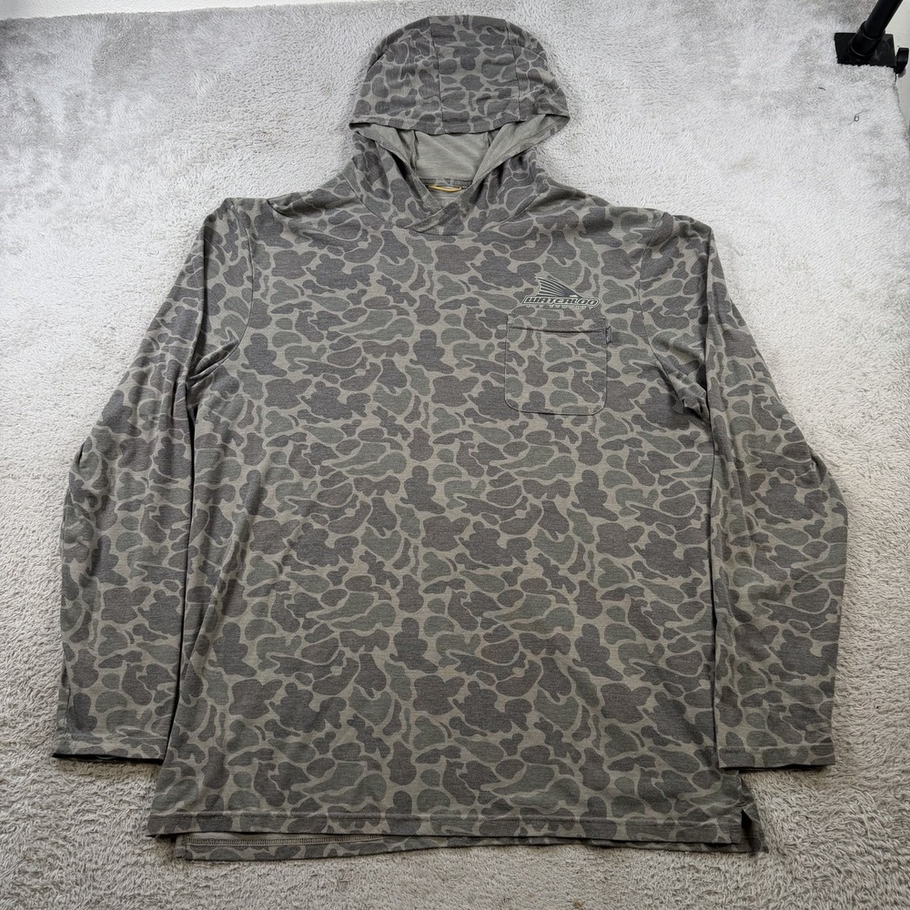 Marsh Wear Buxton Hoodie Mens XL Camo Pullover Fishing Performance Outdoor